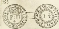 An illustration from Historia genealogica da casa real portugueza : desde a sua origem até o presente, com as familias illustres, que precedem dos reys, e dos serenissimos duques de Bragança ... (1735)