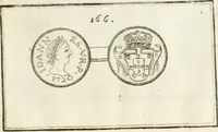 An illustration from Historia genealogica da casa real portugueza : desde a sua origem até o presente, com as familias illustres, que precedem dos reys, e dos serenissimos duques de Bragança ... (1735)