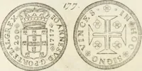 An illustration from Historia genealogica da casa real portugueza : desde a sua origem até o presente, com as familias illustres, que precedem dos reys, e dos serenissimos duques de Bragança ... (1735)