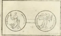 An illustration from Historia genealogica da casa real portugueza : desde a sua origem até o presente, com as familias illustres, que precedem dos reys, e dos serenissimos duques de Bragança ... (1735)