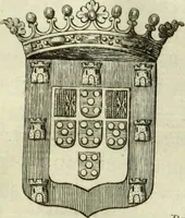 An illustration from Historia genealogica da casa real portugueza : desde a sua origem até o presente, com as familias illustres, que precedem dos reys, e dos serenissimos duques de Bragança ... (1735)