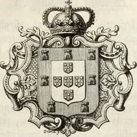 An illustration from Historia genealogica da casa real portugueza : desde a sua origem até o presente, com as familias illustres, que precedem dos reys, e dos serenissimos duques de Bragança ... (1735)