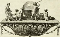 An illustration from Historia genealogica da casa real portugueza : desde a sua origem até o presente, com as familias illustres, que precedem dos reys, e dos serenissimos duques de Bragança (1735)