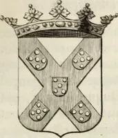 An illustration from Historia genealogica da casa real portugueza : desde a sua origem até o presente, com as familias illustres, que precedem dos reys, e dos serenissimos duques de Bragança (1735)