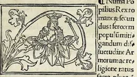 An illustration from Historia illvst. Romanorvm a Iano vsq. ad captam a Gotthis vrbem (1510)