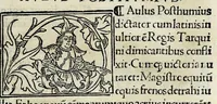 An illustration from Historia illvst. Romanorvm a Iano vsq. ad captam a Gotthis vrbem (1510)