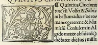 Picture 12 of 58 from Historia illvst. Romanorvm a Iano vsq. ad captam a Gotthis vrbem (1510), leaf 32