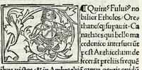 An illustration from Historia illvst. Romanorvm a Iano vsq. ad captam a Gotthis vrbem (1510)