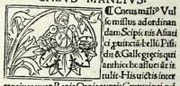An illustration from Historia illvst. Romanorvm a Iano vsq. ad captam a Gotthis vrbem (1510)