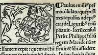 An illustration from Historia illvst. Romanorvm a Iano vsq. ad captam a Gotthis vrbem (1510)