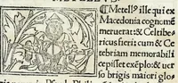 An illustration from Historia illvst. Romanorvm a Iano vsq. ad captam a Gotthis vrbem (1510)