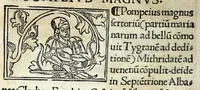 An illustration from Historia illvst. Romanorvm a Iano vsq. ad captam a Gotthis vrbem (1510)