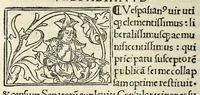 An illustration from Historia illvst. Romanorvm a Iano vsq. ad captam a Gotthis vrbem (1510)