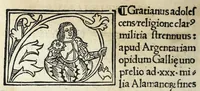 An illustration from Historia illvst. Romanorvm a Iano vsq. ad captam a Gotthis vrbem (1510)