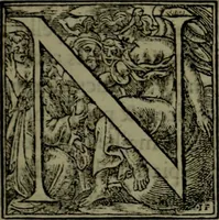 An illustration from [Historiale description de l'Afrique, tierce partie du monde :bcontenant ses royaumes, regions, viles, cités, chateaux et forteresses : iles, flleuves, animaux, tant aquatiques, que terrestres : coutumes, loix, religion et façon de faire des habitas : auec pourtraits de leurs habis : emsemble autres choses memorables et singulières nouueautés (1556)
