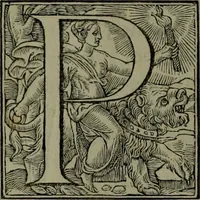 An illustration from [Historiale description de l'Afrique, tierce partie du monde :bcontenant ses royaumes, regions, viles, cités, chateaux et forteresses : iles, flleuves, animaux, tant aquatiques, que terrestres : coutumes, loix, religion et façon de faire des habitas : auec pourtraits de leurs habis : emsemble autres choses memorables et singulières nouueautés (1556)