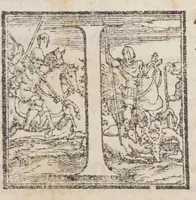 An illustration from Historia monastica (1561)