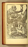 An illustration from Historia navigationis in Brasiliam quae et America dicitur. : Qua describitur authoris nauigatio, quaeque in mari vidit memoriae prodenda: Villagagnonis in America gesta: Brasiliensium victus & mores, à nostris admodum alieni, cum eorum linguae dialogo: animalia etiam, arbores, atque herbae reliquáque singularia & nobis penitus incognita. (1594)