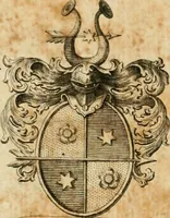 An illustration from Historica notitia rerum Boicarum : symbolis ac figuris aeneis illustrata : in funere Caroli VII. Romanorum Imperatoris semp. aug. virtutum triumpho, solemnium quondam occasione exequiarum, accommodata : cui accedit in fine oratio funebris in laudem optimi ejusdem Caesaris, anno 1745 habita (1746)