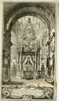 An illustration from Historica notitia rerum Boicarum : symbolis ac figuris aeneis illustrata : in funere Caroli VII. Romanorum Imperatoris semp. aug. virtutum triumpho, solemnium quondam occasione exequiarum, accommodata : cui accedit in fine oratio funebris in laudem optimi ejusdem Caesaris, anno 1745 habita (1746)
