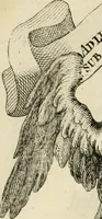 An illustration from Historica notitia rerum Boicarum : symbolis ac figuris aeneis illustrata : in funere Caroli VII. Romanorum Imperatoris semp. aug. virtutum triumpho, solemnium quondam occasione exequiarum, accommodata : cui accedit in fine oratio funebris in laudem optimi ejusdem Caesaris, anno 1745 habita (1746)