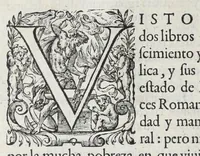 An illustration from [Historia pontifical y catholica : en la qual ... se contienen las vidas y hechos notables de todos los summos pontifices romanos ...] (1578)