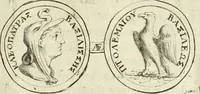 An illustration from Historia Ptolemaeorum Aegypti regum : ad fidem numismatum accommodata (1701)