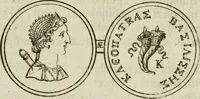 An illustration from Historia Ptolemaeorum Aegypti regum : ad fidem numismatum accommodata (1701)