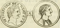 An illustration from Historia Ptolemaeorum Aegypti regum : ad fidem numismatum accommodata (1701)