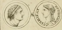 An illustration from Historia Ptolemaeorum Aegypti regum : ad fidem numismatum accommodata (1701)
