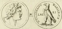 Picture 14 of 78 from Historia Ptolemaeorum Aegypti regum : ad fidem numismatum accommodata (1701), leaf 62
