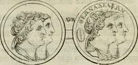 An illustration from Historia Ptolemaeorum Aegypti regum : ad fidem numismatum accommodata (1701)