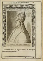 An illustration from Historiarum sanctissimae, et gloriosiss. Virginis Deiparae Populo Almae Vrbis compendium (1599)