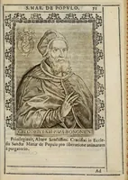 An illustration from Historiarum sanctissimae, et gloriosiss. Virginis Deiparae Populo Almae Vrbis compendium (1599)