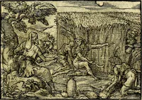 Picture 88 of 134 from Historiarvm memorabilivm ex Exodo, sequentibusq́ [] libris descriptio (1558), leaf 100