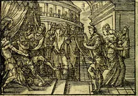 Picture 89 of 134 from Historiarvm memorabilivm ex Exodo, sequentibusq́ [] libris descriptio (1558), leaf 101