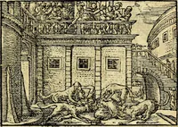 Picture 105 of 134 from Historiarvm memorabilivm ex Exodo, sequentibusq́ [] libris descriptio (1558), leaf 118