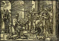 Picture 111 of 134 from Historiarvm memorabilivm ex Exodo, sequentibusq́ [] libris descriptio (1558), leaf 124