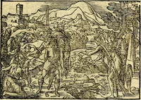 Picture 117 of 134 from Historiarvm memorabilivm ex Exodo, sequentibusq́ [] libris descriptio (1558), leaf 130