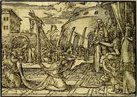Picture 122 of 134 from Historiarvm memorabilivm ex Exodo, sequentibusq́ [] libris descriptio (1558), leaf 135