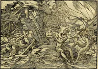Picture 123 of 134 from Historiarvm memorabilivm ex Exodo, sequentibusq́ [] libris descriptio (1558), leaf 136