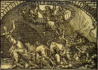 Picture 128 of 134 from Historiarvm memorabilivm ex Exodo, sequentibusq́ [] libris descriptio (1558), leaf 141