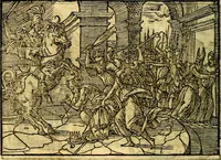 Picture 132 of 134 from Historiarvm memorabilivm ex Exodo, sequentibusq́ [] libris descriptio (1558), leaf 145