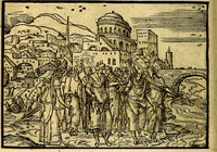 Picture 18 of 134 from Historiarvm memorabilivm ex Exodo, sequentibusq́ [] libris descriptio (1558), leaf 27
