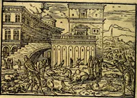 Picture 24 of 134 from Historiarvm memorabilivm ex Exodo, sequentibusq́ [] libris descriptio (1558), leaf 33