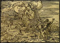 Picture 26 of 134 from Historiarvm memorabilivm ex Exodo, sequentibusq́ [] libris descriptio (1558), leaf 35