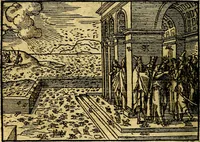 An illustration from Historiarvm memorabilivm ex Exodo, sequentibusq́ [] libris descriptio (1558)