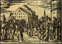 An illustration from Historiarvm memorabilivm ex Exodo, sequentibusq́ [] libris descriptio (1558)