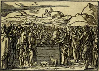 Picture 33 of 134 from Historiarvm memorabilivm ex Exodo, sequentibusq́ [] libris descriptio (1558), leaf 42