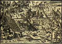 Picture 41 of 134 from Historiarvm memorabilivm ex Exodo, sequentibusq́ [] libris descriptio (1558), leaf 50